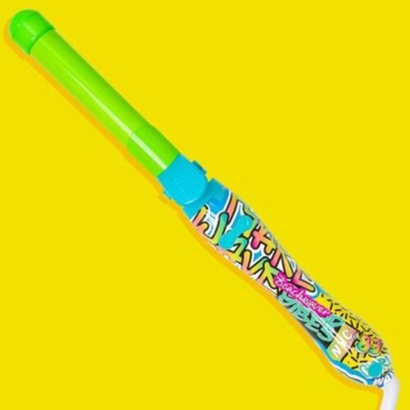 The Beachwaver Co. Other - Beachwaver B1 Graffiti Rotating Curling Iron Limited Edition Neon 1 inch